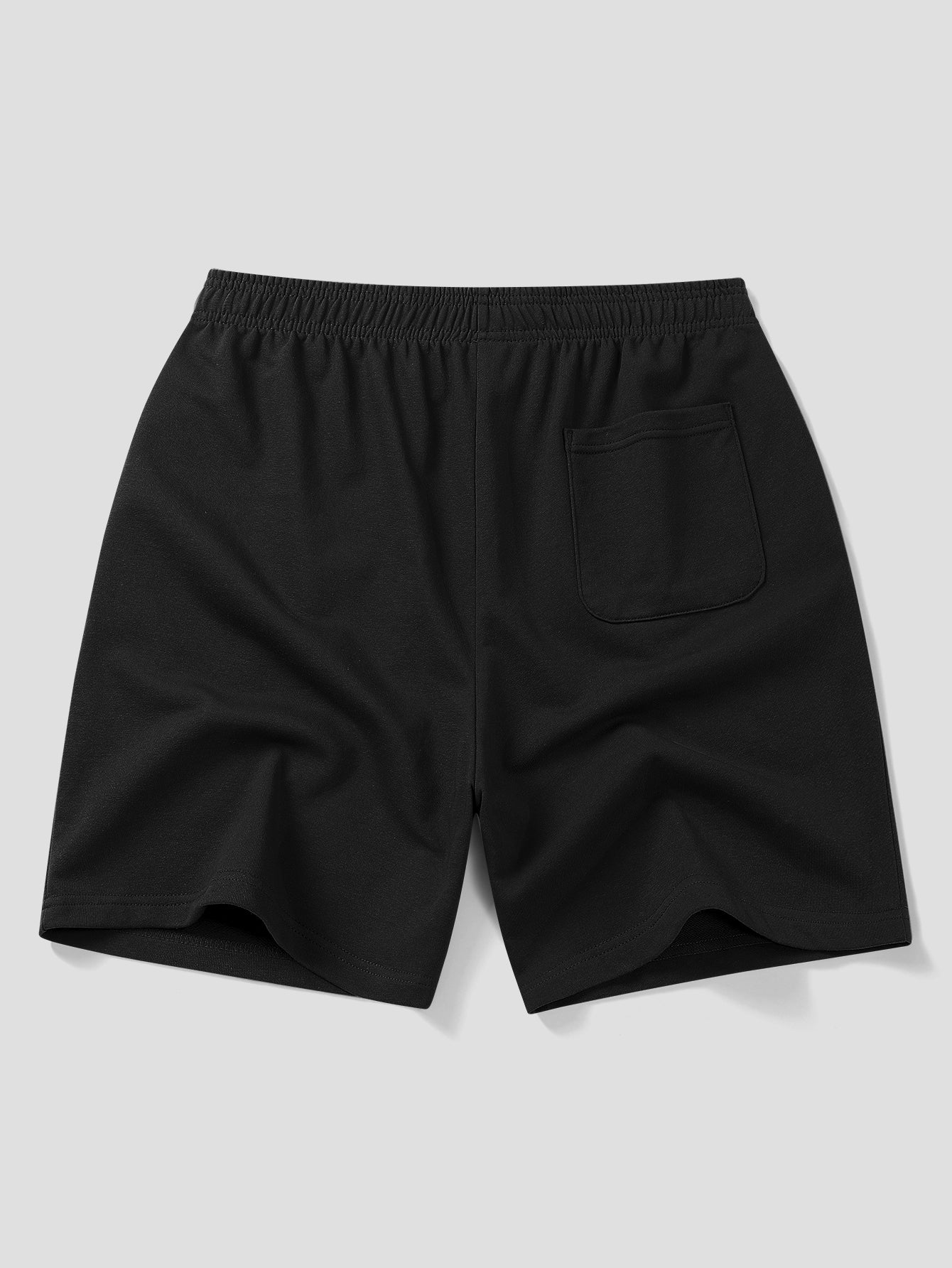 Relaxed Fit Milano Print Polo Shirt with Contrast Collar & 7" Cotton Drawstring Shorts