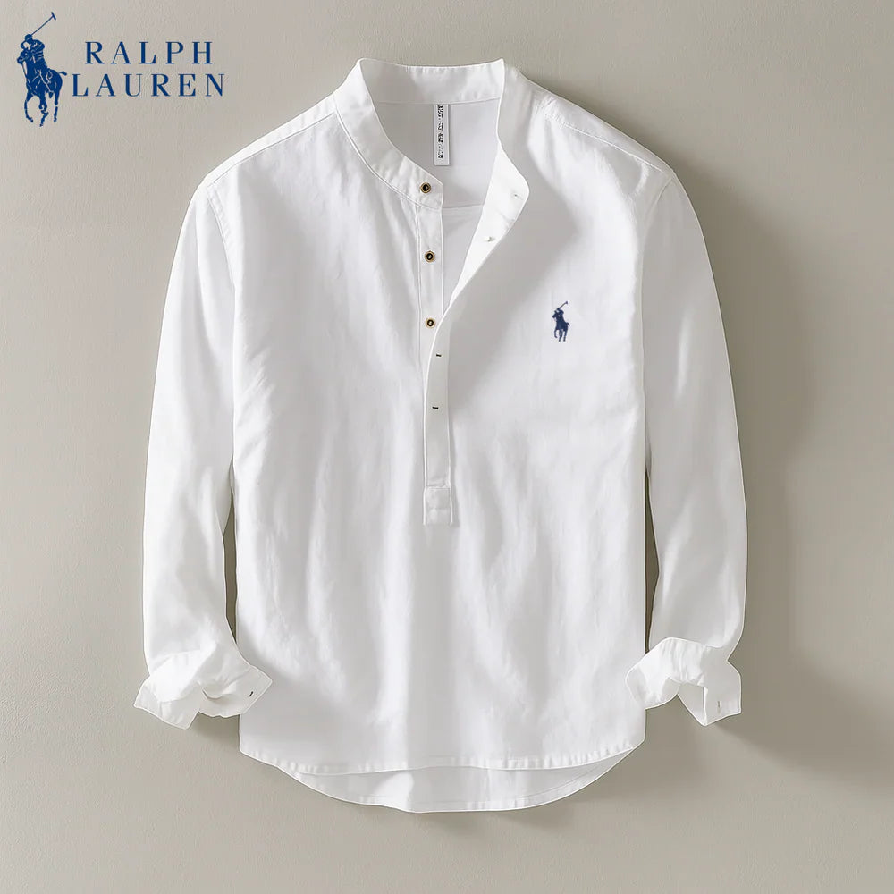 Linen Mandarin Shirt