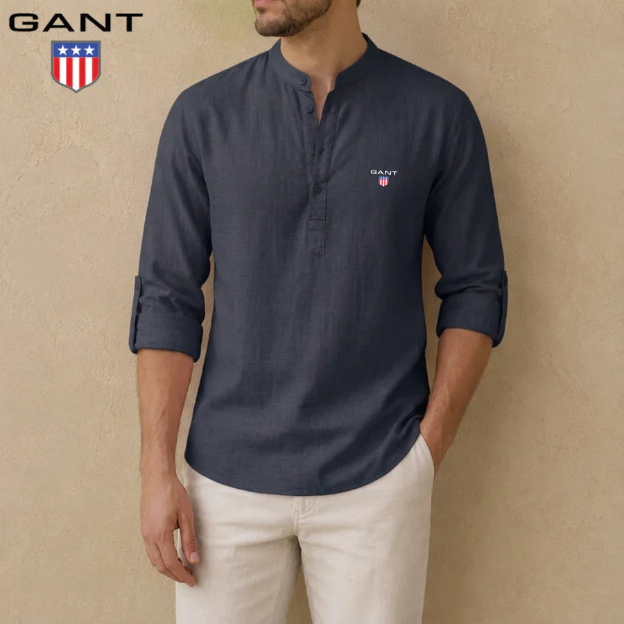 GT™ Premium Linen Henley Shirt
