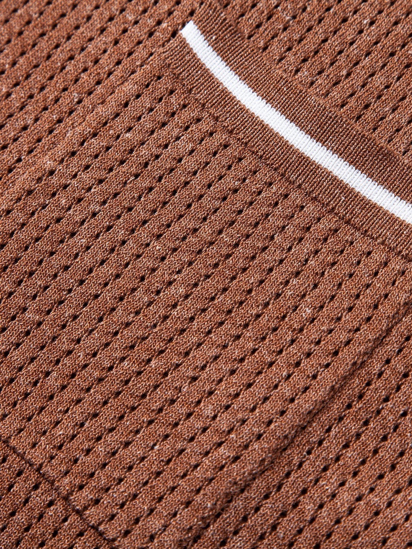 Johnny Collar Knit Polo with Contrast Stripe Trim and Pocket
