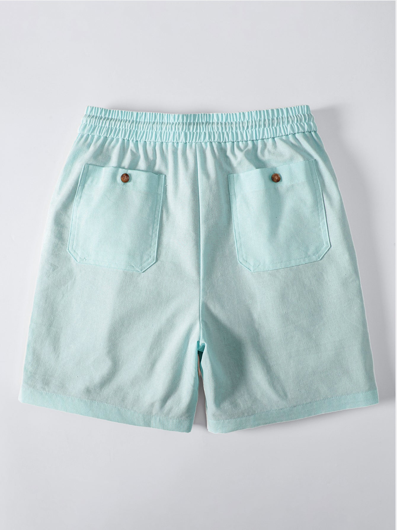 Drawstring Linen Shorts