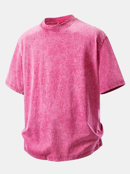 Casual Oversized Distressed Drop Shoulder T-Shirt