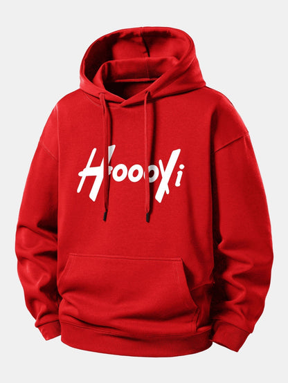 Hoooyi Graphic Relaxed Fit Hoodie