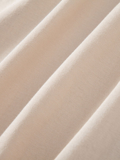 Set of 3 Essential Cotton Arc Hem T-Shirts