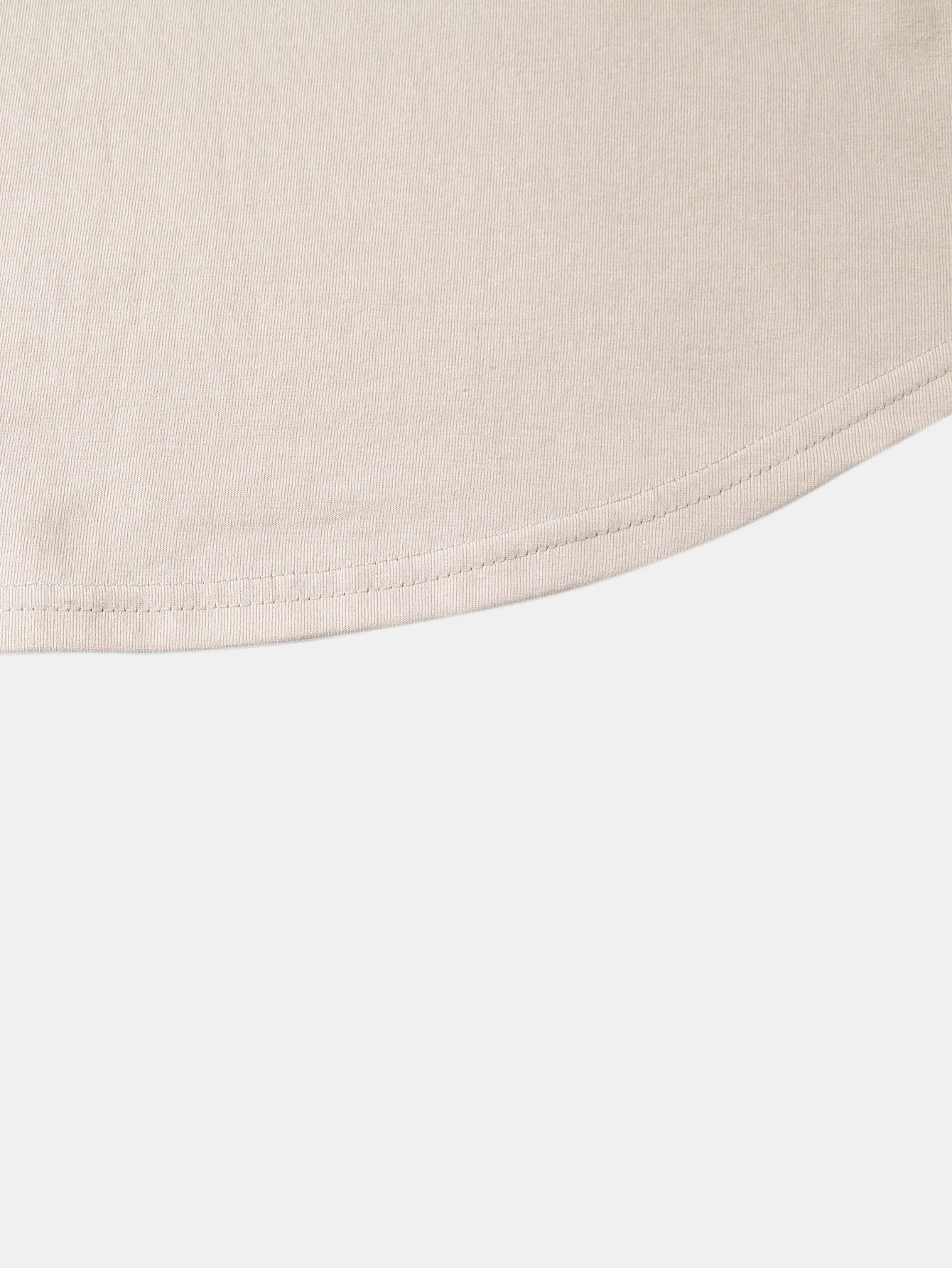 Set of 3 Essential Cotton Arc Hem T-Shirts