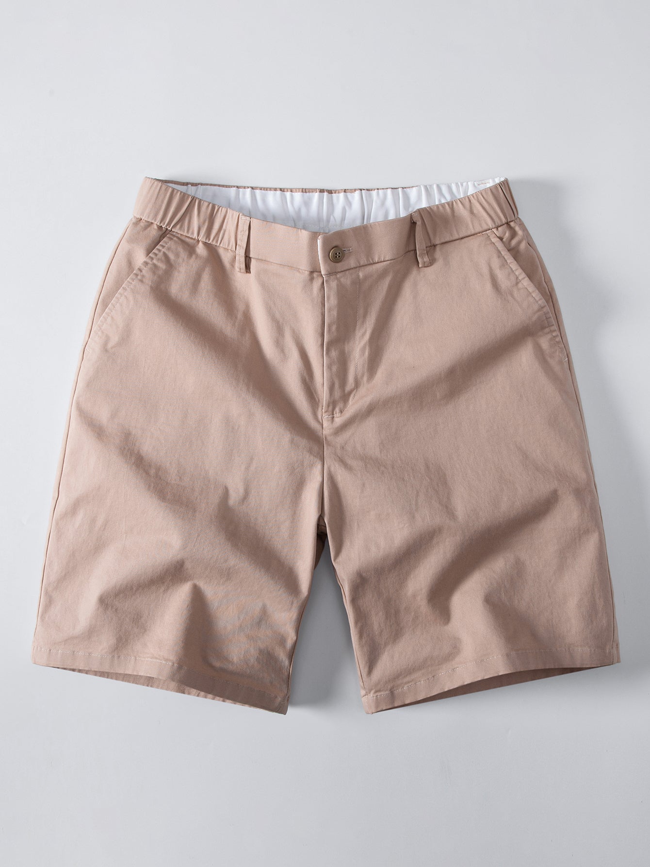 Stretchy Waistband Chino Shorts