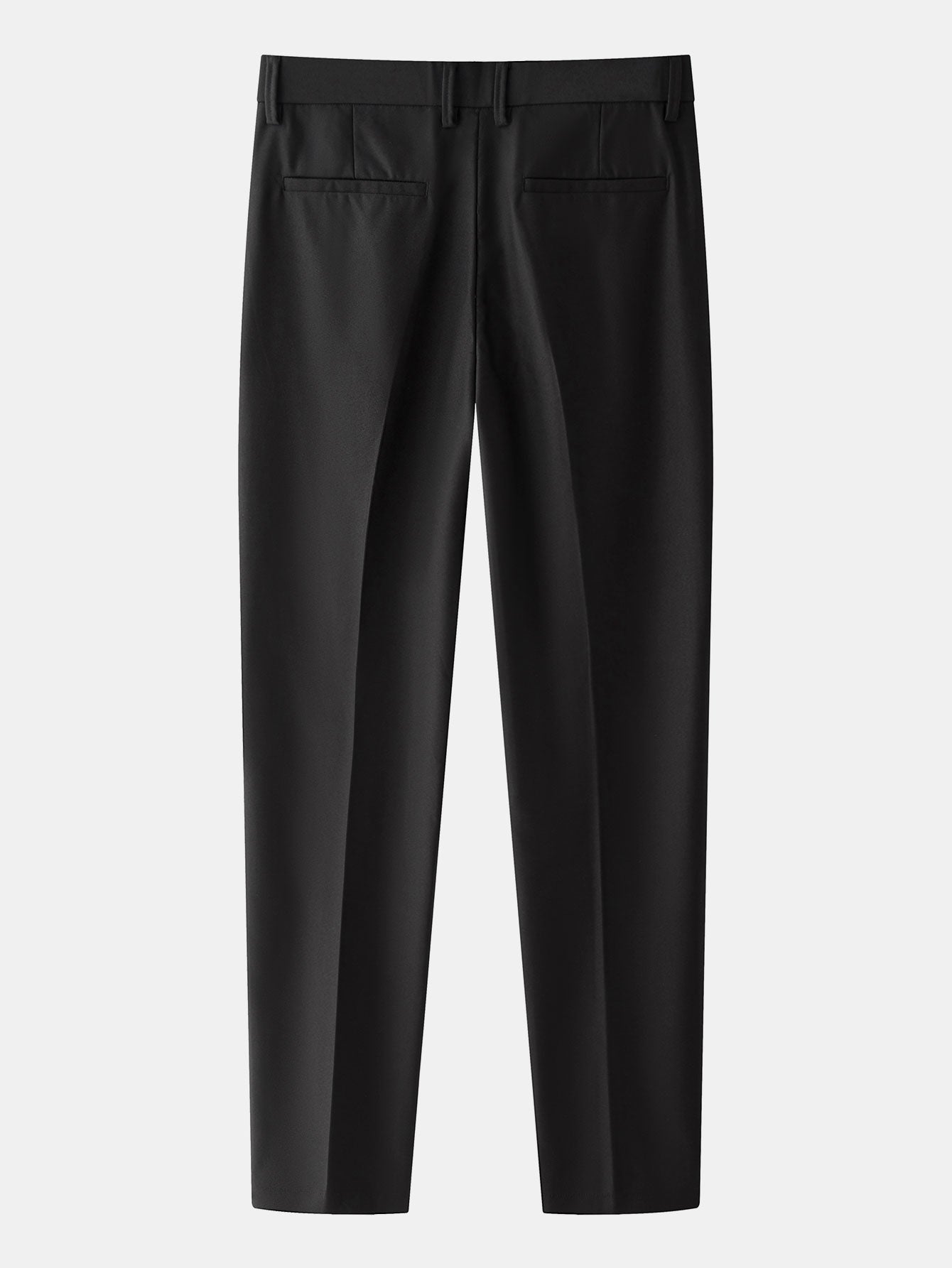 Contrast Trim Crew Neck Knit Tee & Slim Fit Tapered Pants