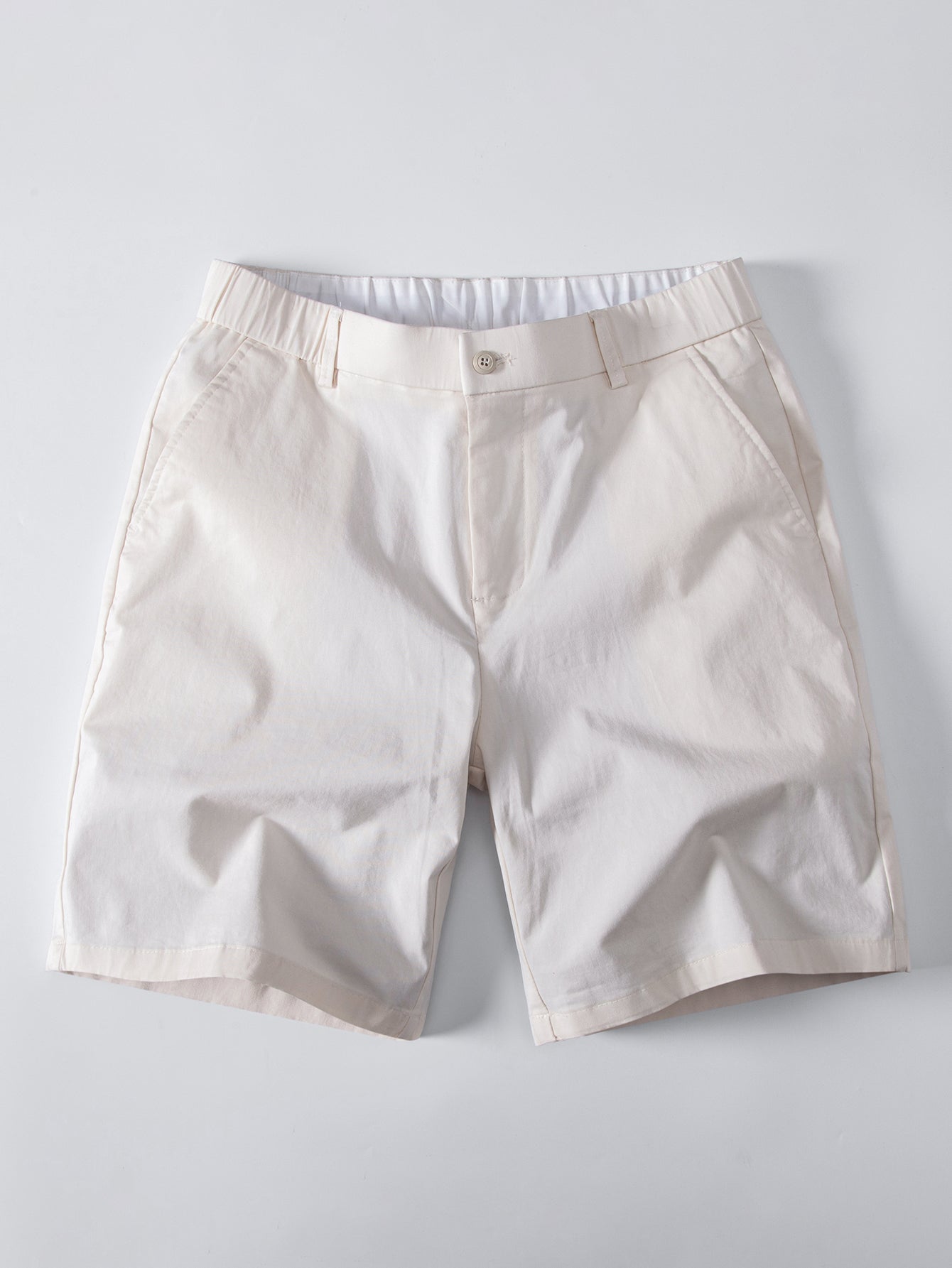 Stretchy Waistband Chino Shorts