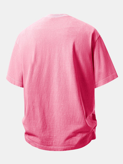 Relaxed Fit Heavyweight Washed Drop Shoulder Tee
