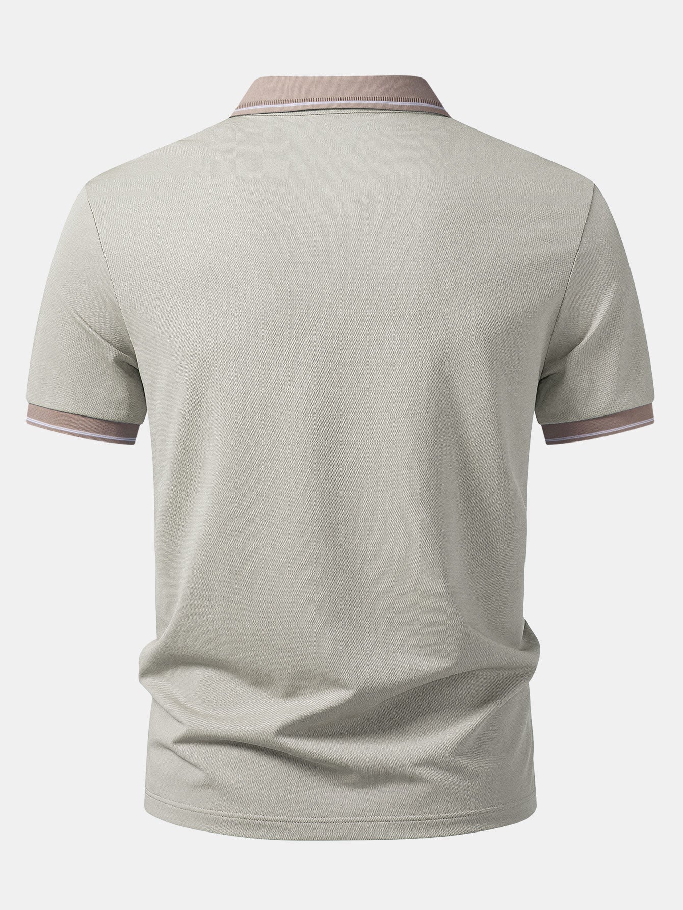 Two-Tone Johnny Collar Polo