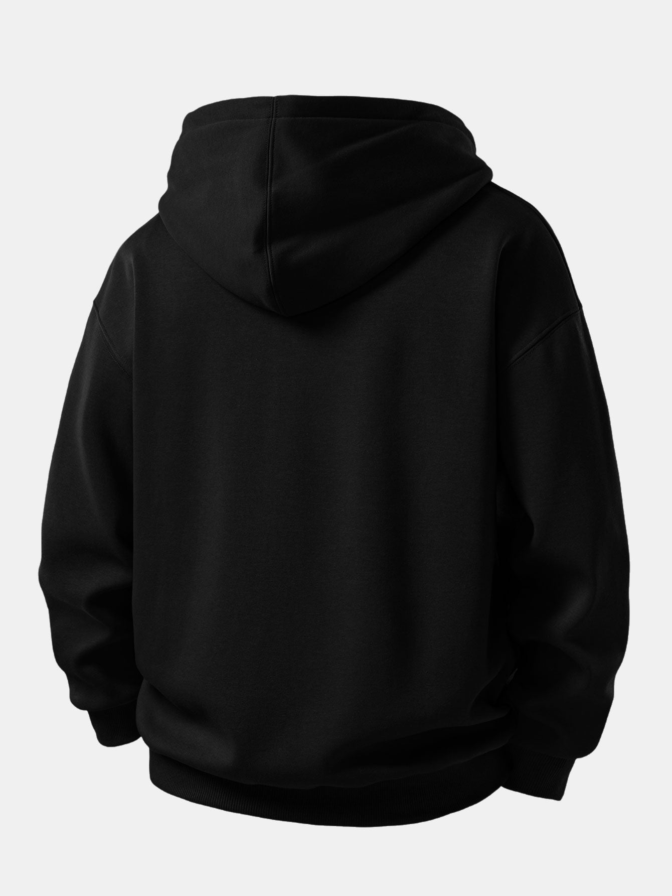 Zip-Up Hoodie with Emoji Duck Print