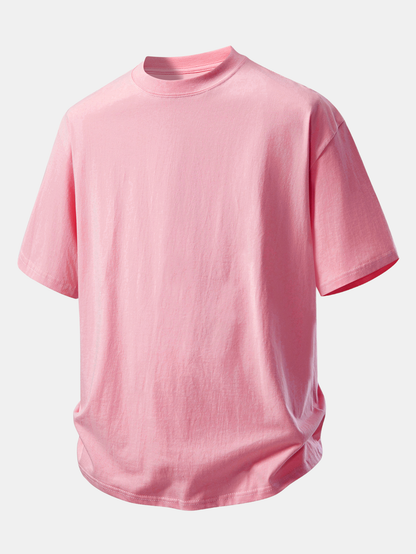 Set of 5 Relaxed Fit Cotton T-Shirts