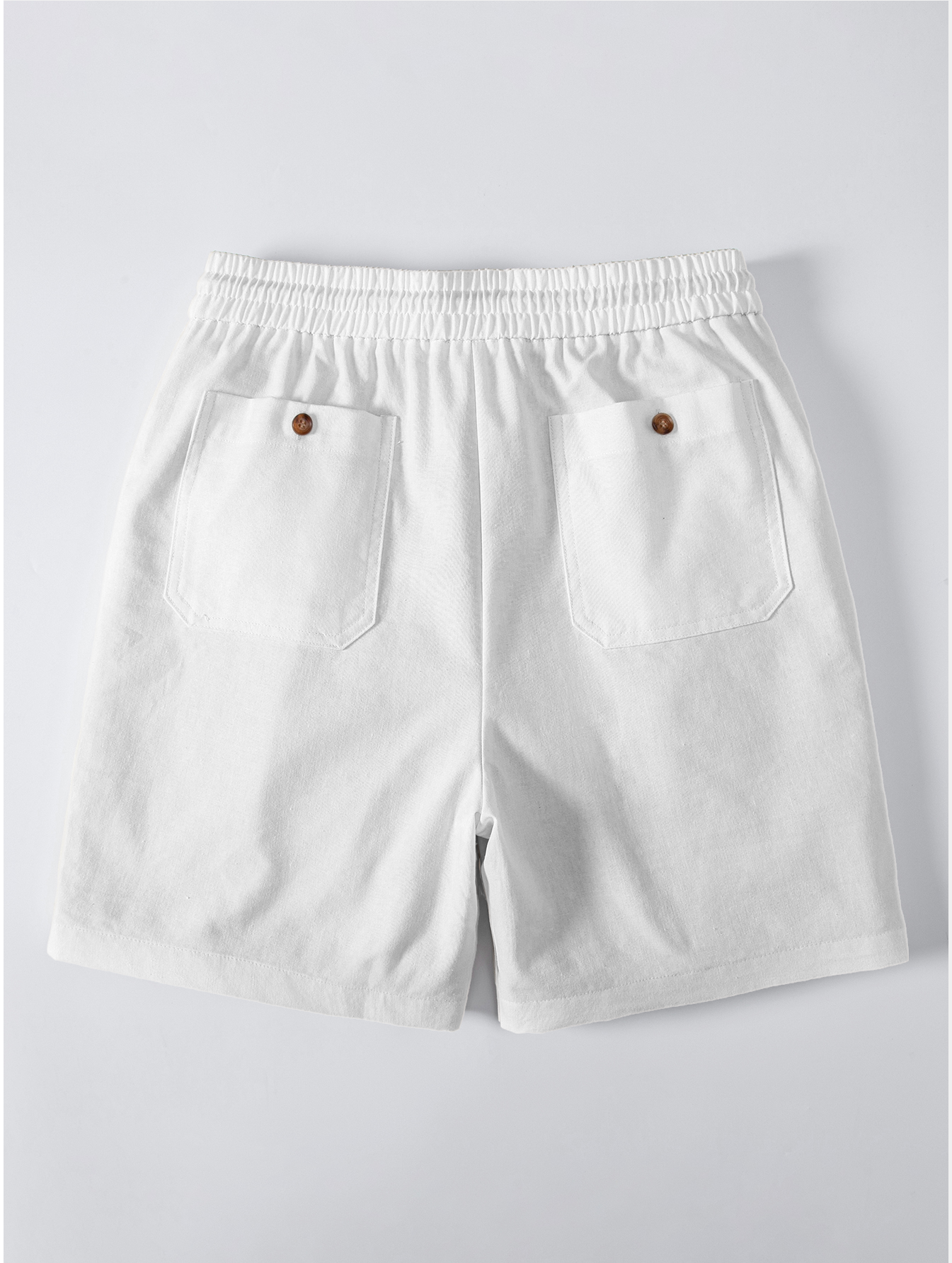 Drawstring Linen Shorts