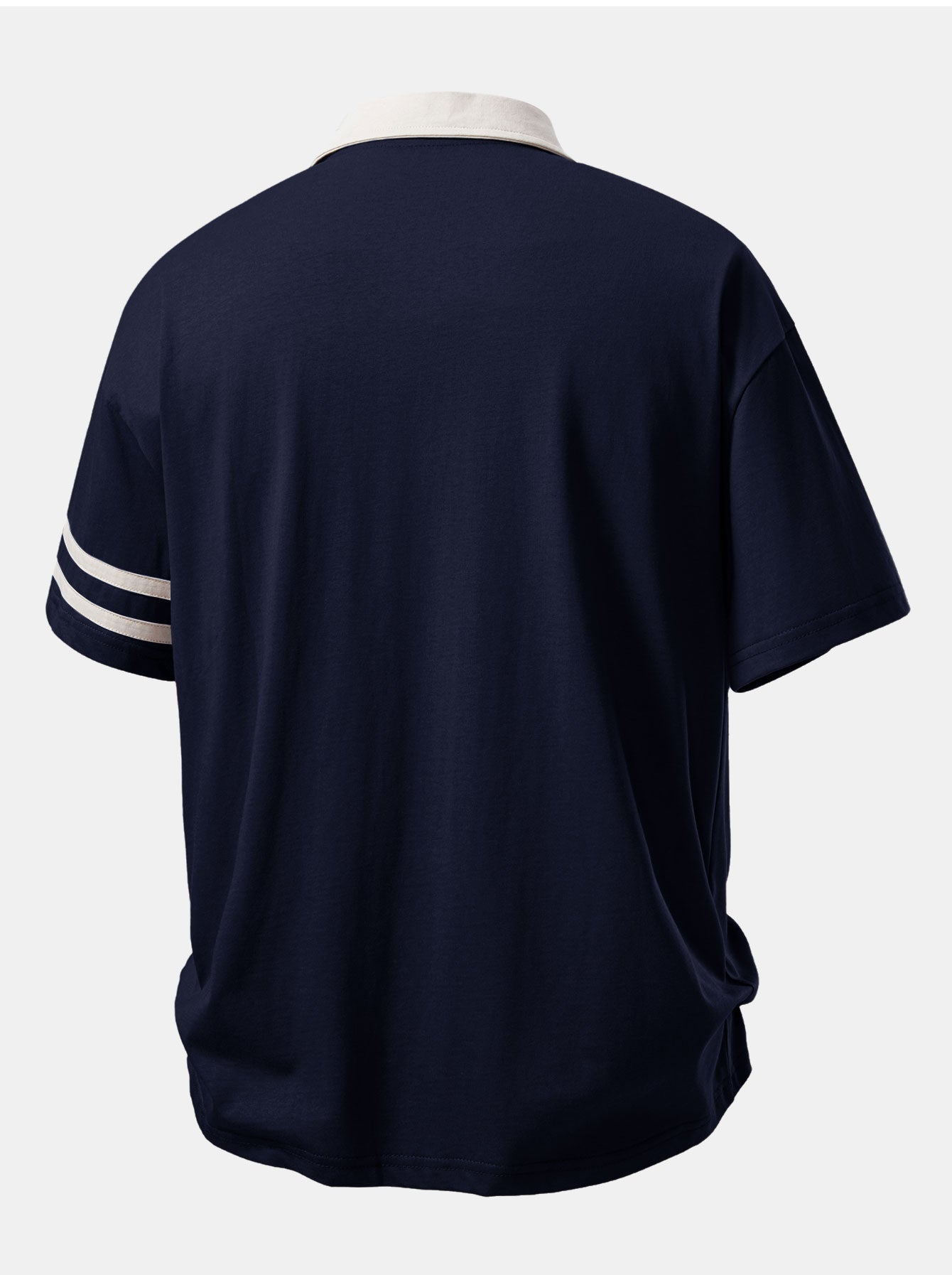 Comfortable Fit Polo Shirt with Contrast Collar