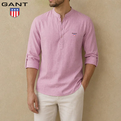 GT™ Premium Linen Henley Shirt