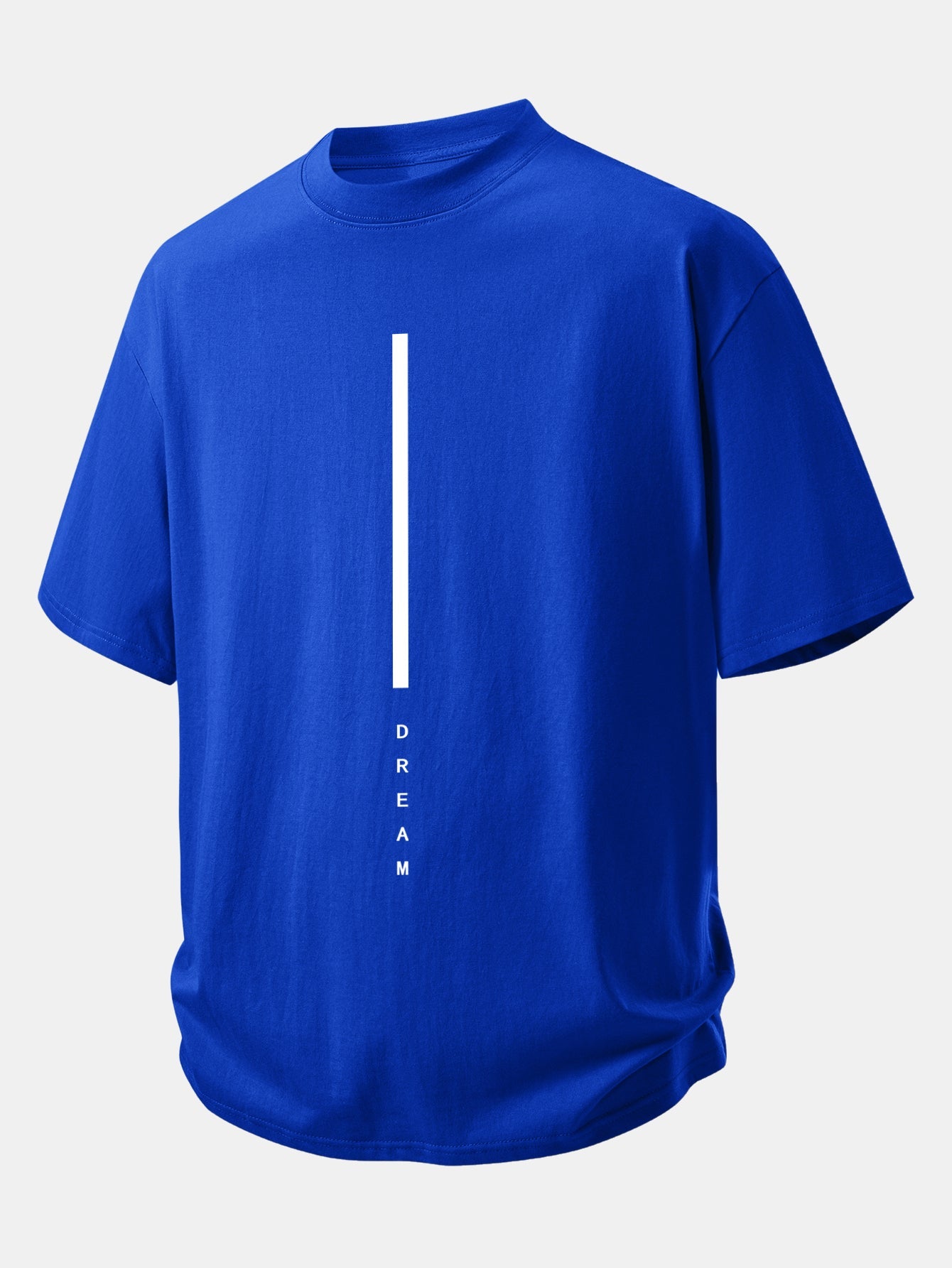 Comfortable Dream Stripe Cotton T-Shirt with Relaxed Fit