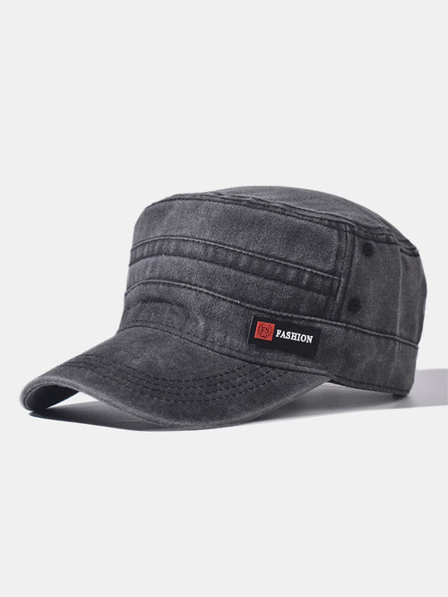 Trendy Distressed Washed Flat Cap