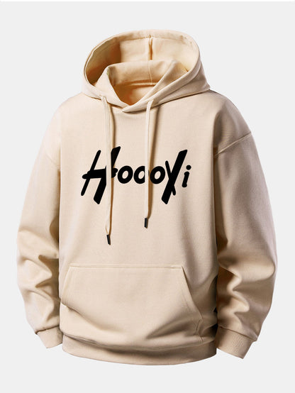 Hoooyi Graphic Relaxed Fit Hoodie