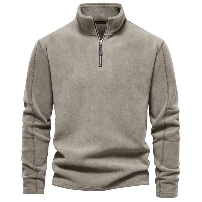 Men's Fleece Sweatshirt with Half-Zip