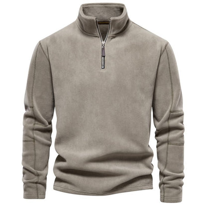 Men's Fleece Sweatshirt with Half-Zip