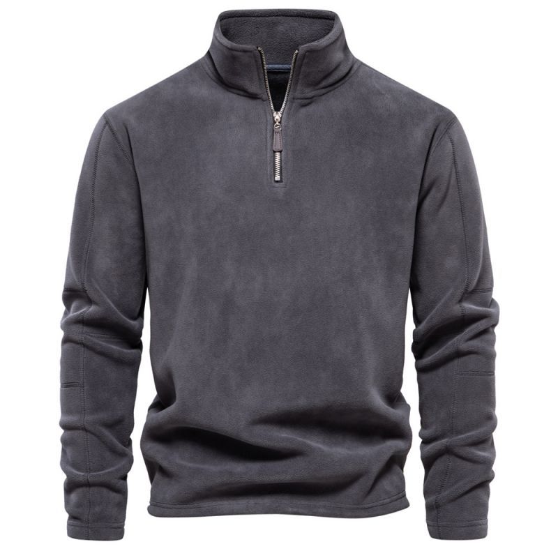 Men's Fleece Sweatshirt with Half-Zip