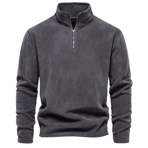 Men's Fleece Sweatshirt with Half-Zip