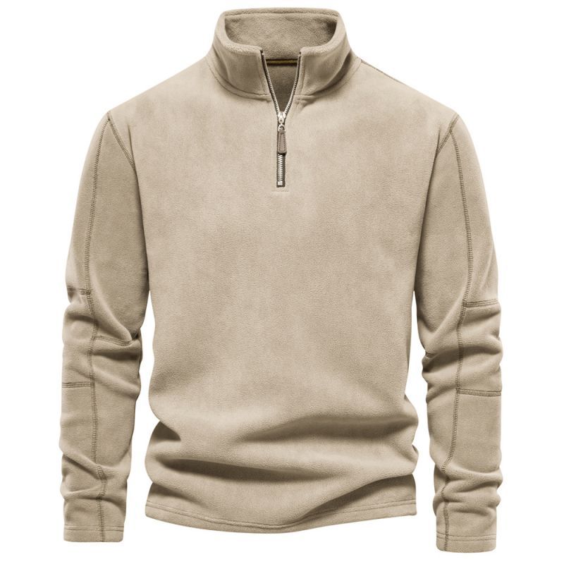 Men's Fleece Sweatshirt with Half-Zip
