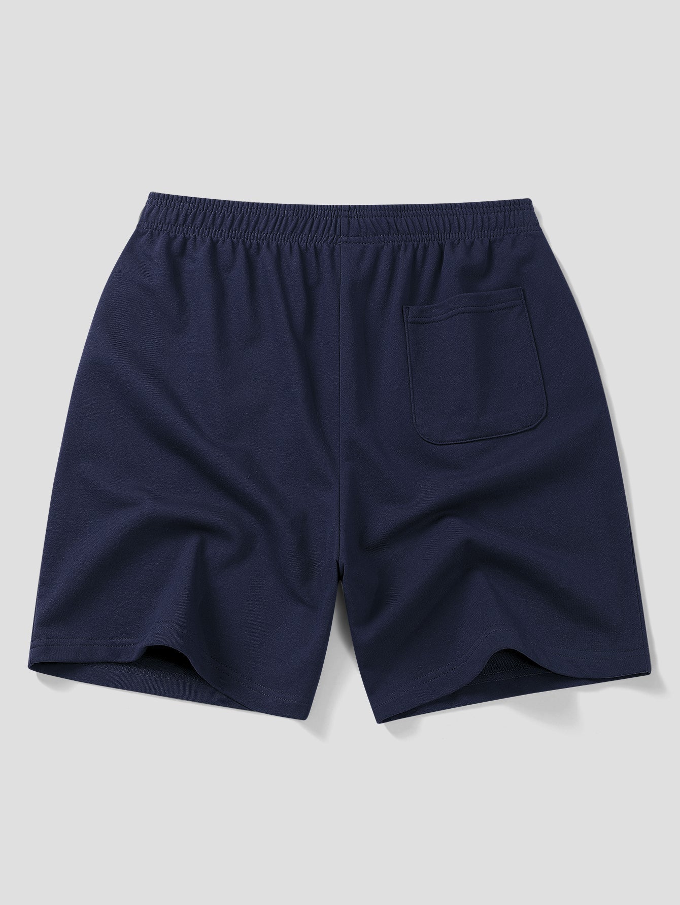 Relaxed Fit Polo Shirt with Contrast Collar & 7" Cotton Drawstring Shorts