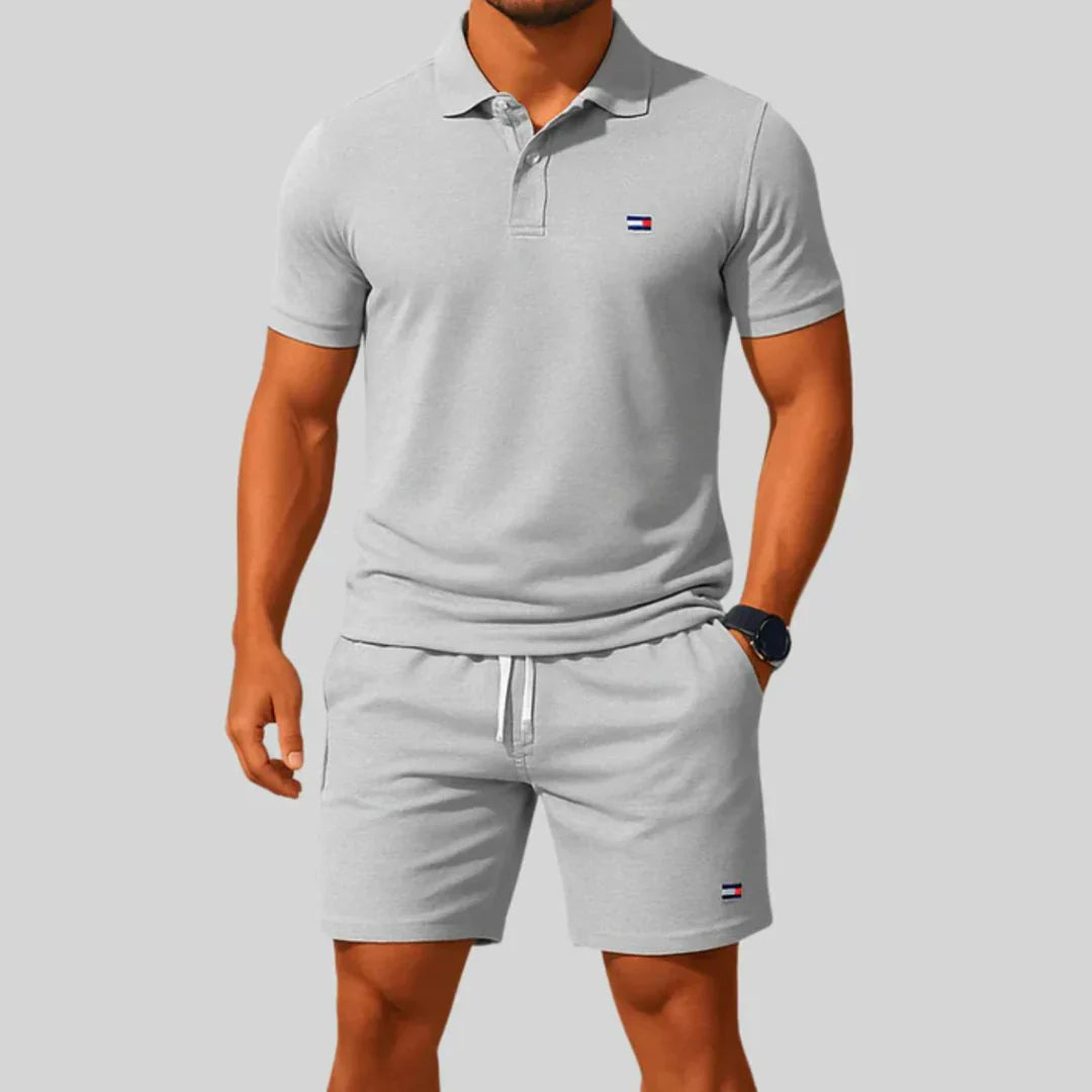 TH™ Men’s Casual Polo & Shorts Set