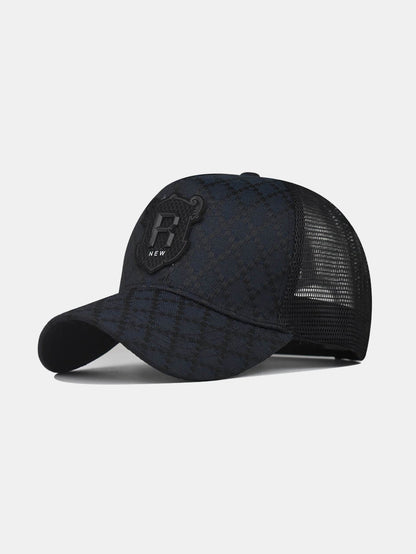 Breathable Mesh R Patch Trucker Hat