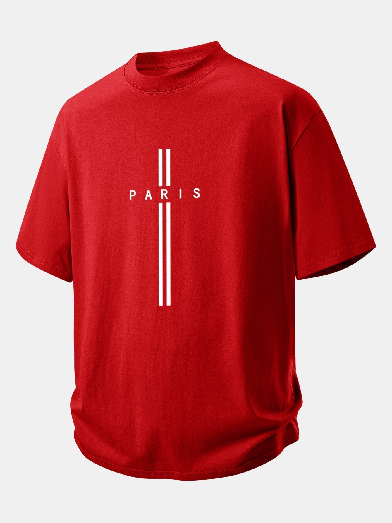 Comfortable Paris Stripe Cotton T-Shirt