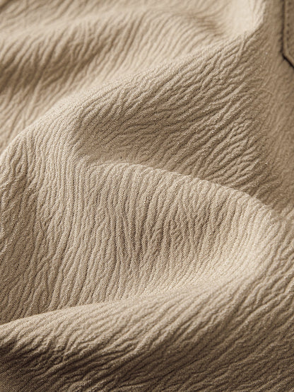 5-Inch Crinkle Texture Drawstring Shorts