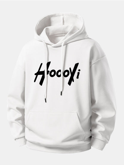 Hoooyi Graphic Relaxed Fit Hoodie