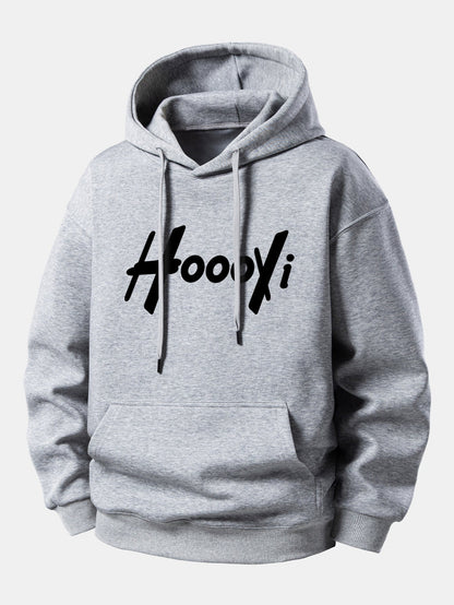 Hoooyi Graphic Relaxed Fit Hoodie