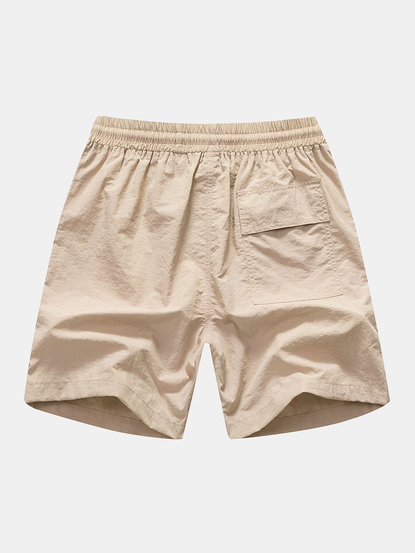 Button-Up Shirt and Swim Shorts with Palm Tree Print