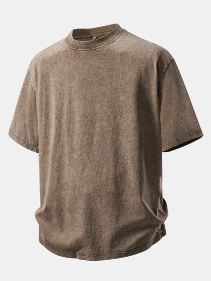 Casual Oversized Distressed Drop Shoulder T-Shirt