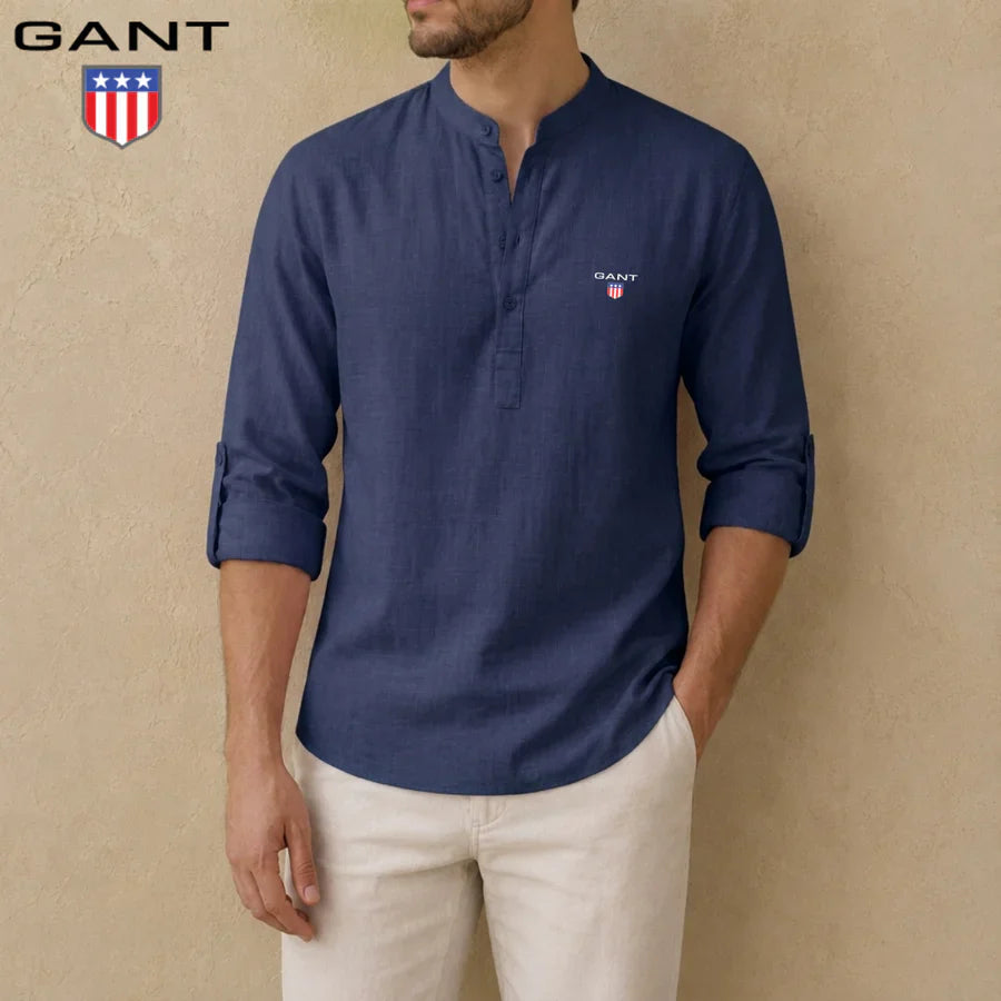 GT™ Premium Linen Henley Shirt