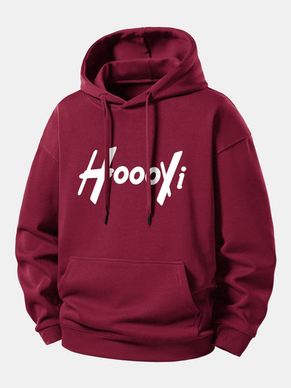 Hoooyi Graphic Relaxed Fit Hoodie
