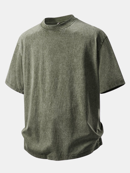 Casual Oversized Distressed Drop Shoulder T-Shirt