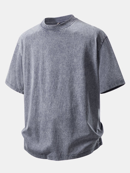 Casual Oversized Distressed Drop Shoulder T-Shirt