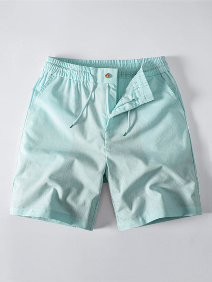 Drawstring Linen Shorts