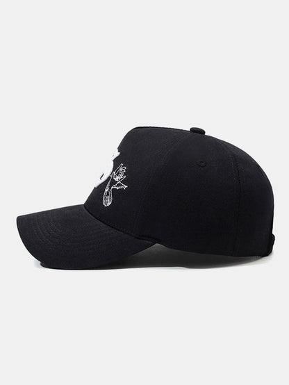 Embroidered Letter Baseball Cap