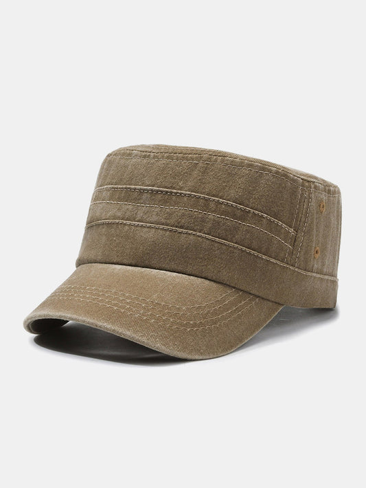 Trendy Distressed Washed Flat Cap