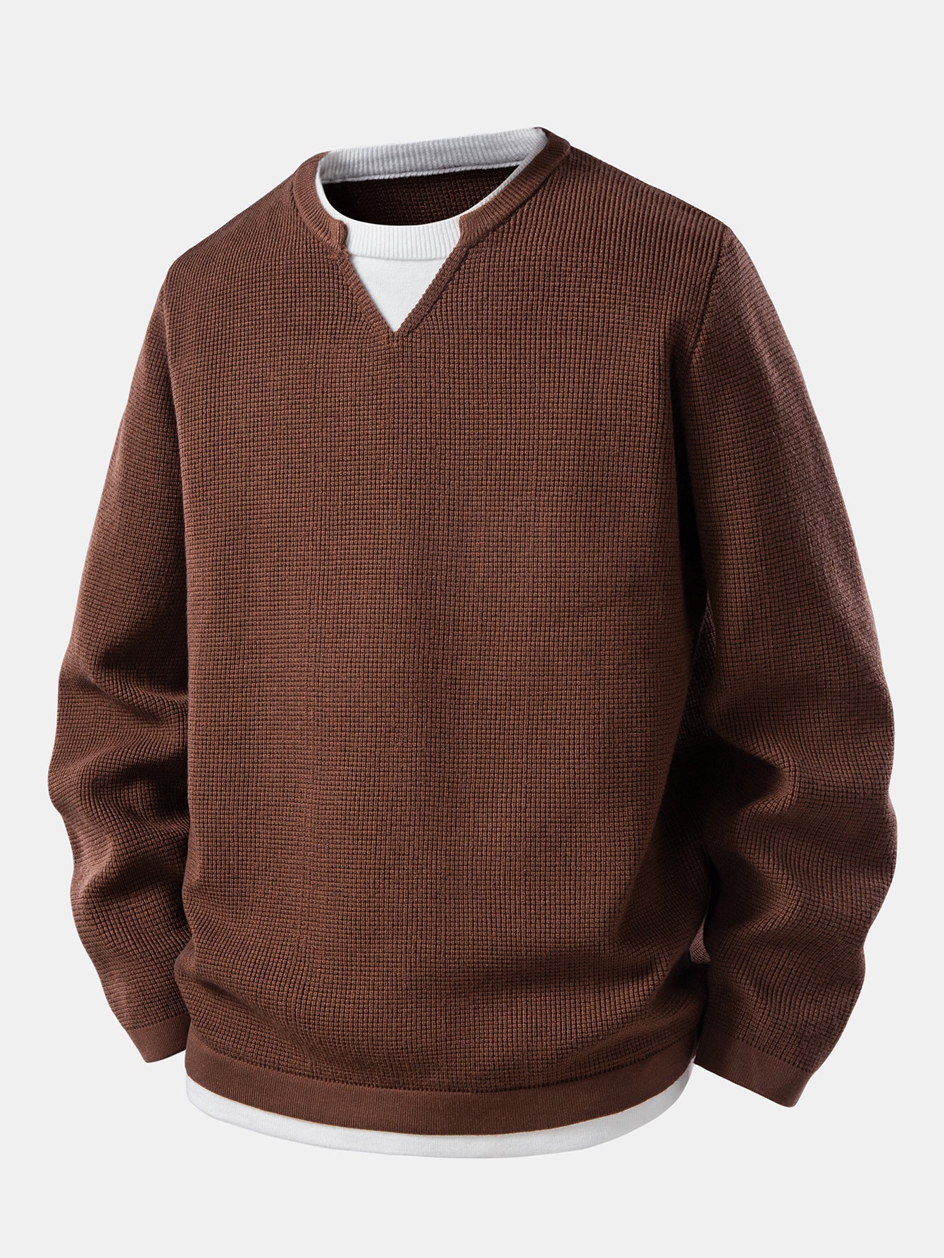 Dual-Style V-Neck Sweater