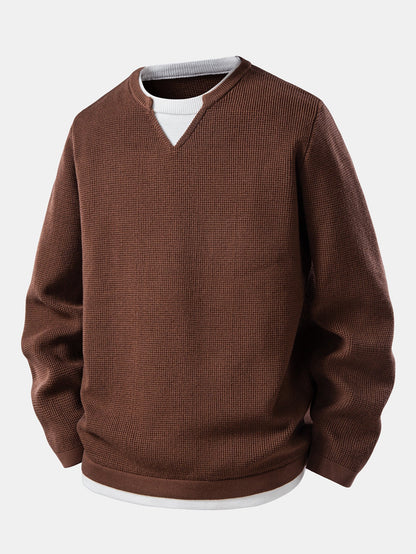 Dual-Style V-Neck Sweater