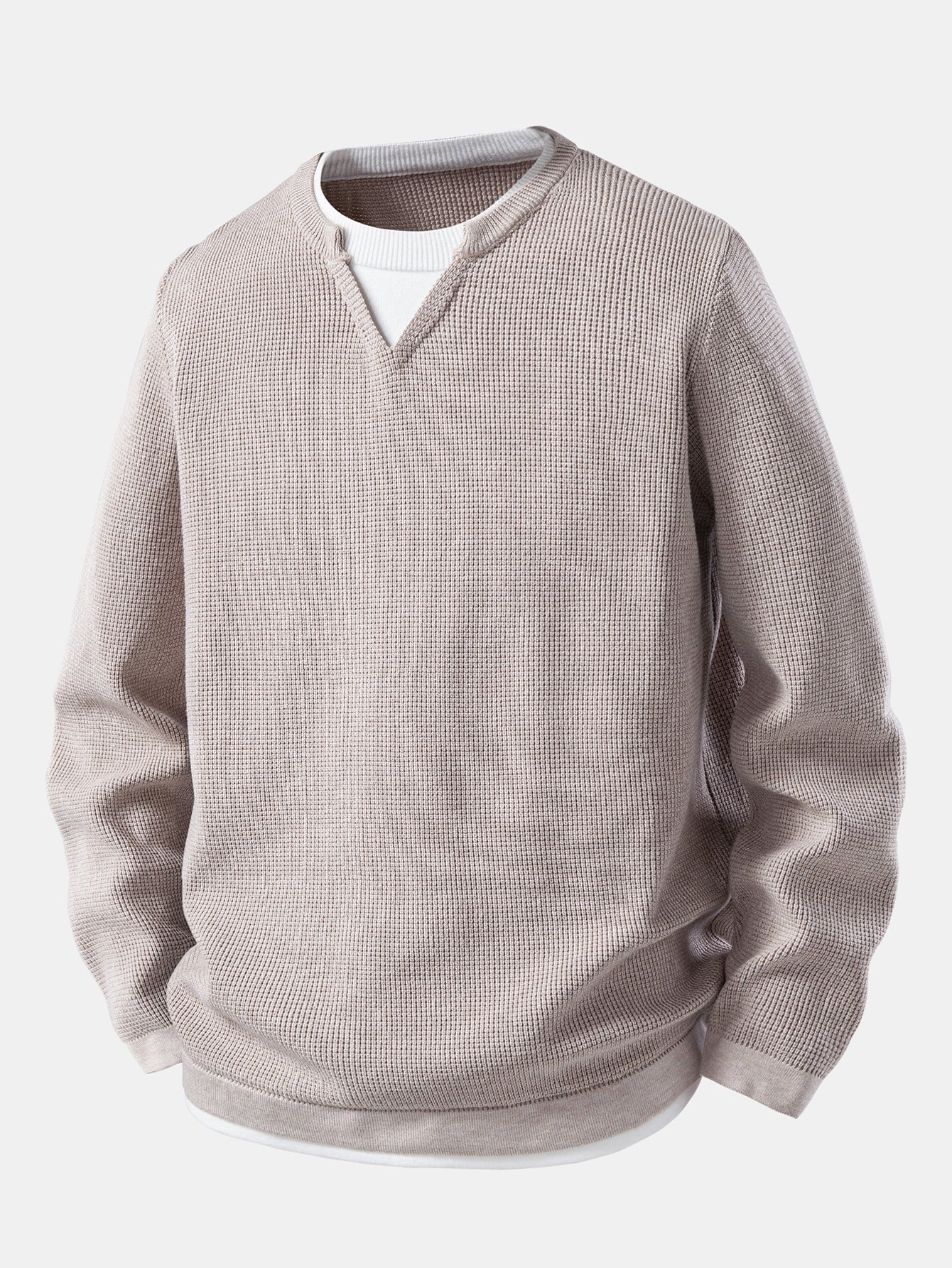 Dual-Style V-Neck Sweater