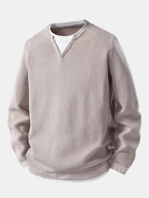 Dual-Style V-Neck Sweater