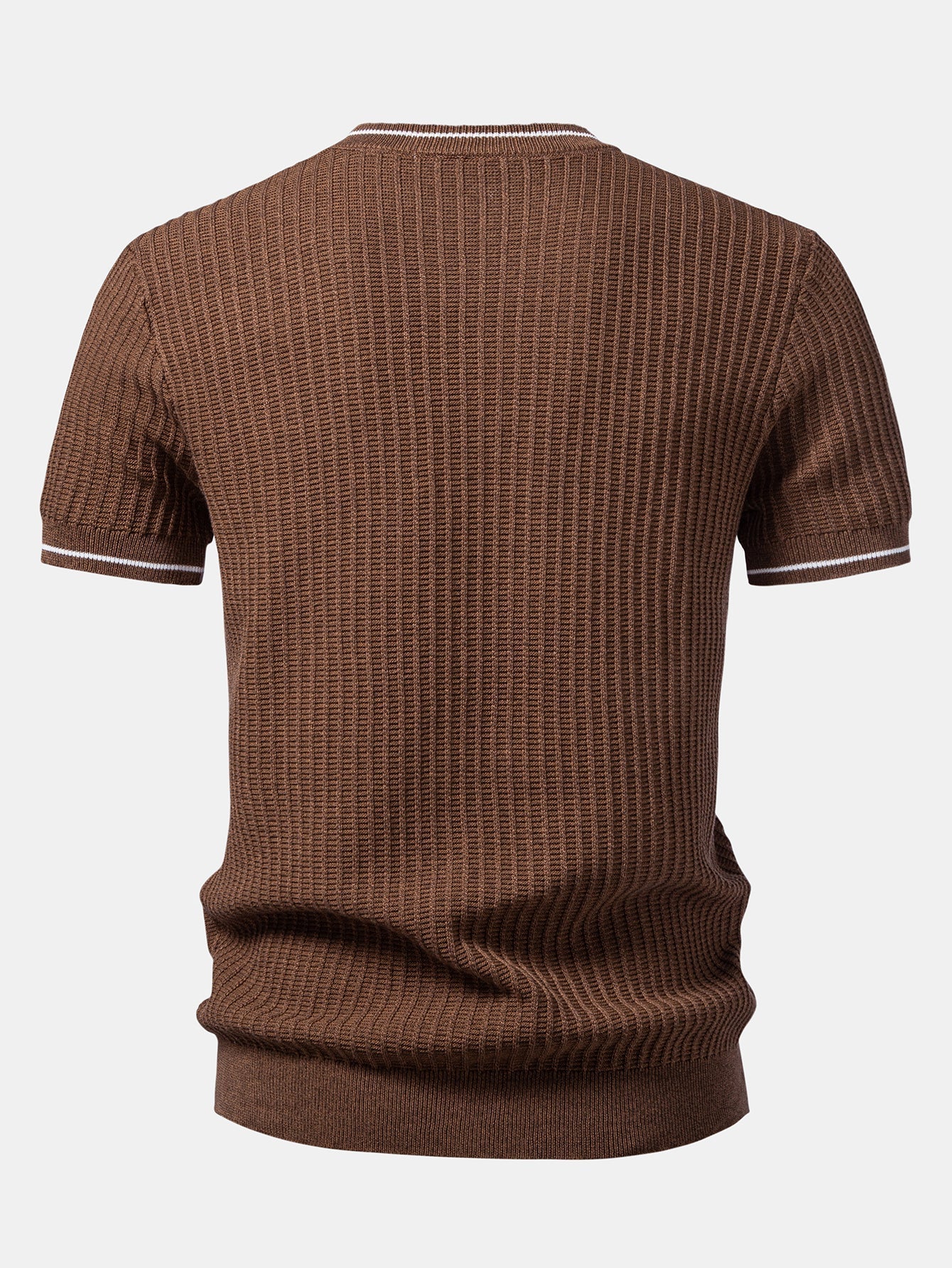 Color-Blocked Waffle Knit Tee
