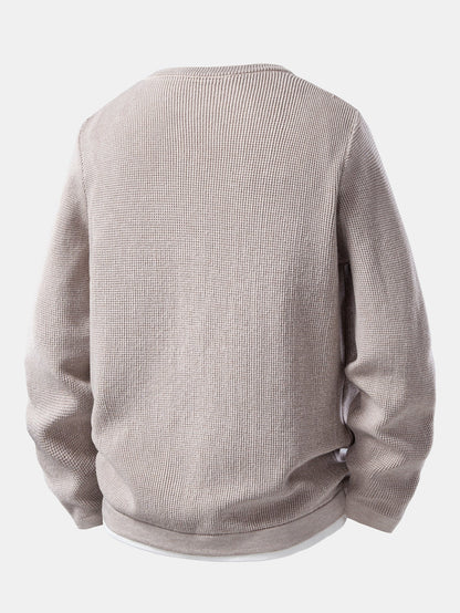 Dual-Style V-Neck Sweater