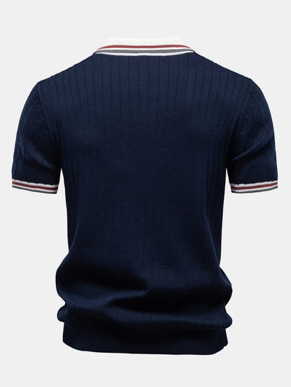 Johnny Collar Polo with Contrast Trim